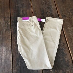 Low rise skinny leg and thigh pants